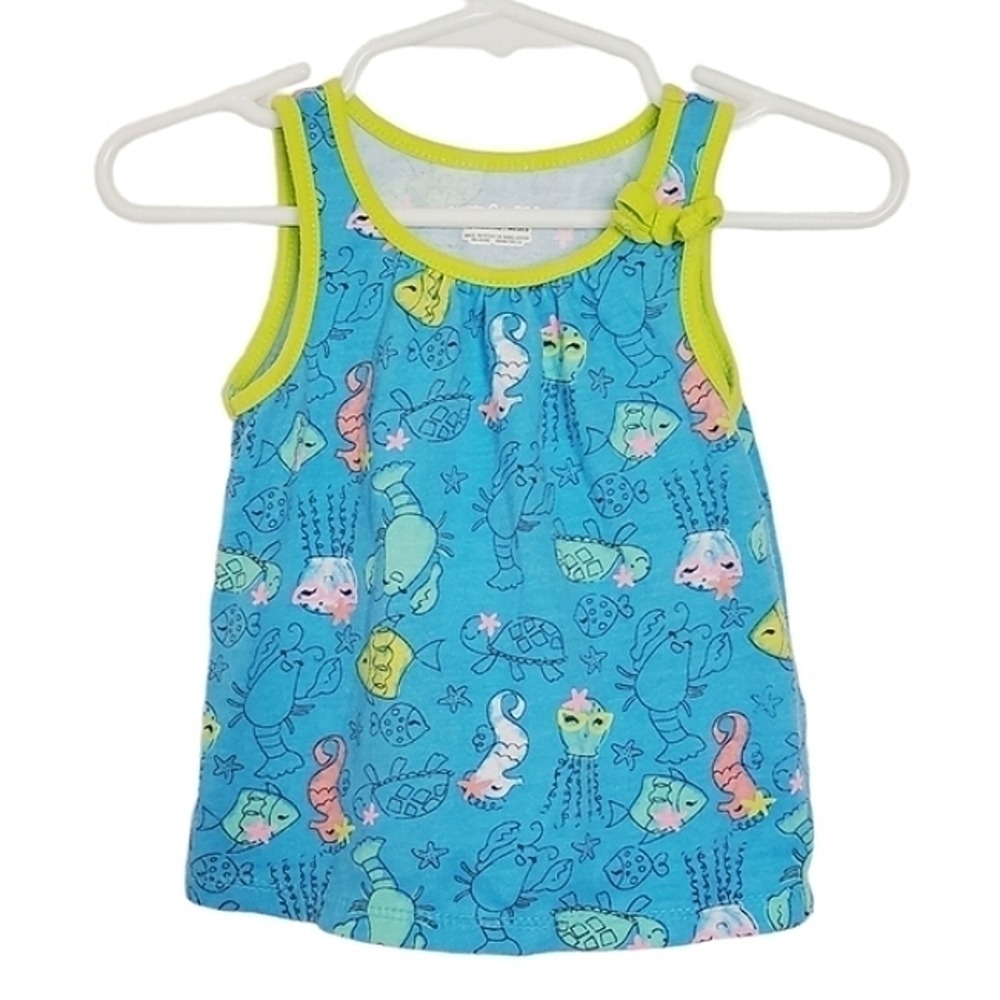 K1299 * Wonderkids Neon Sea Life Tank Blue Lime Green Size 18M